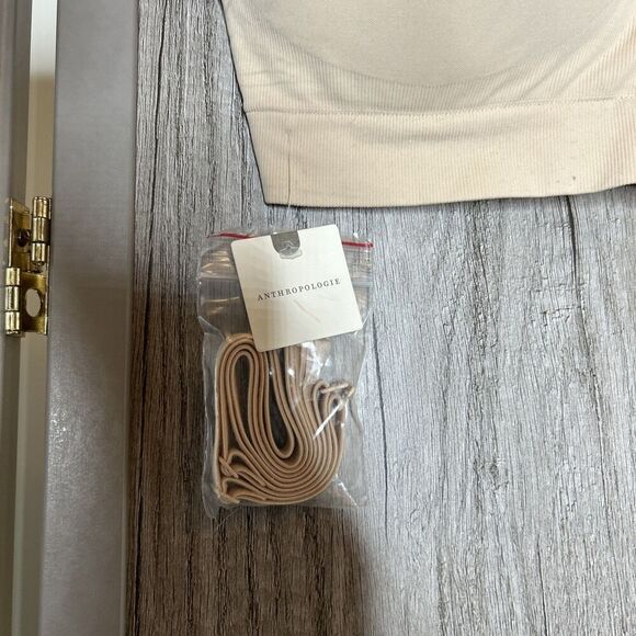 Anthropologie Yummie Bralette Small Nude Strapless NEW - Picture 2 of 6